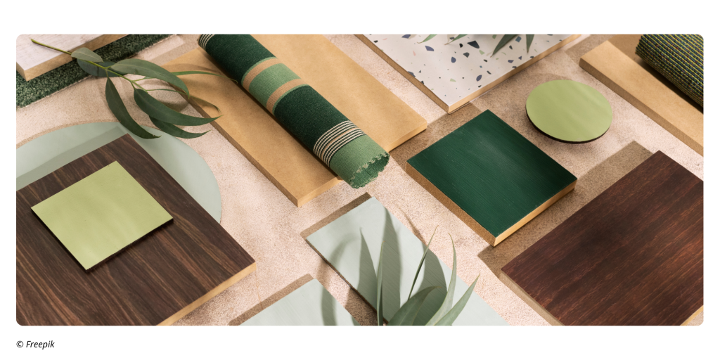 Échantillons de matériaux décoratifs et textures naturelles pour aménagement intérieur professionnel à Strasbourg