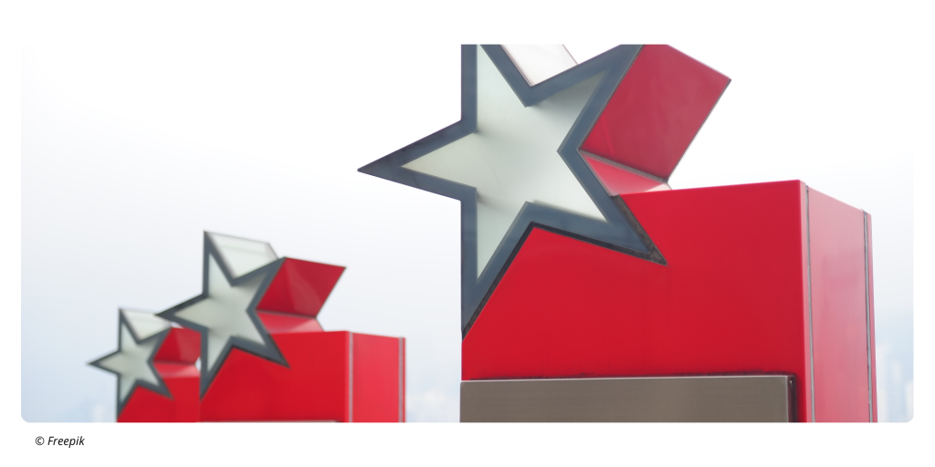 Trophée personnalisé en forme d’étoile pour remise de prix à Strasbourg