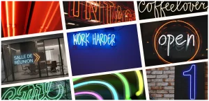Néon flexible LED pour enseigne lumineuse design à Strasbourg